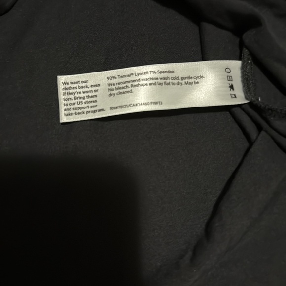 Eileen Fisher Black Blouse Small Professional Tencel Long Sleeve V Neck EUC - Picture 14 of 14